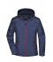 Femme Veste coupe-vent femme Marine/rouge 8371