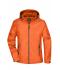 Femme Veste coupe-vent femme Orange/carbone 8371
