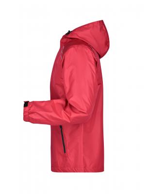 Men Men's Rain Jacket Red/black 8372