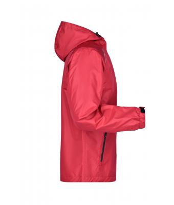 Men Men's Rain Jacket Red/black 8372
