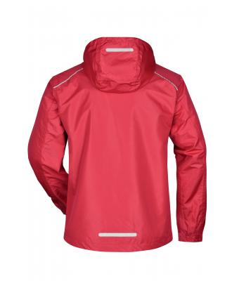 Men Men's Rain Jacket Red/black 8372