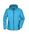 Herren Men's Rain Jacket Turquoise/iron-grey 8372