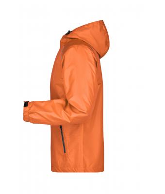 Men Men's Rain Jacket Orange/carbon 8372