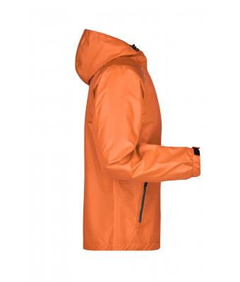 Men Men's Rain Jacket Orange/carbon 8372