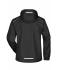 Men Men's Rainjacket Black/silver 8372