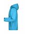 Men Men's Rainjacket Turquoise/iron-grey 8372