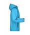 Men Men's Rainjacket Turquoise/iron-grey 8372
