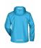 Men Men's Rainjacket Turquoise/iron-grey 8372