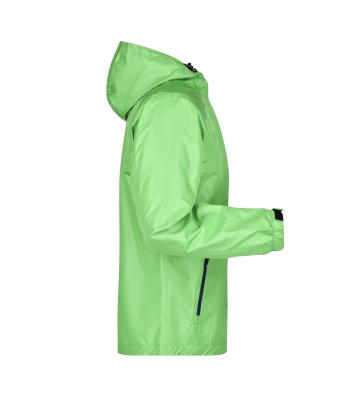 Herren Men's Rainjacket Spring-green/navy 8372