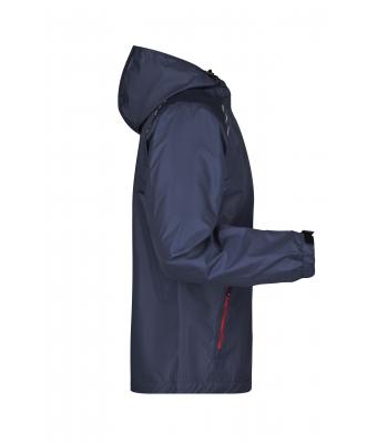 Men Men's Rainjacket Navy/red 8372