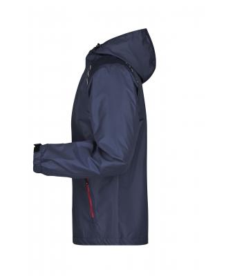 Herren Men's Rainjacket Navy/red 8372