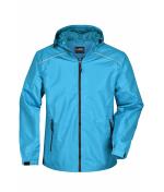 Homme Veste coupe-vent homme Turquoise/gris-fer 8372