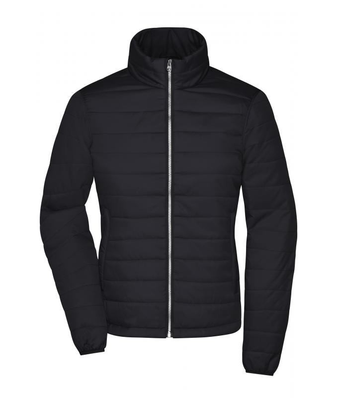 Dames Ladies' Padded Jacket Zwart 8382