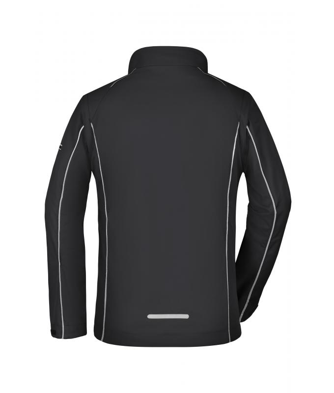 Ladies Ladies' Zip-Off Softshell Jacket Black/silver 8405