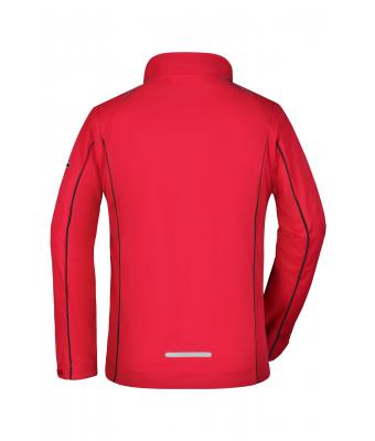 Ladies Ladies' Zip-Off Softshell Jacket Red/black 8405