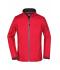 Dames Ladies' Zip-Off Softshell Jacket Rood/zwart 8405