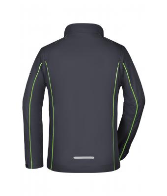 Dames Ladies' Zip-Off Softshell Jacket Ijzergrijs/groen 8405