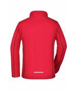 Damen Ladies' Zip-Off Softshell Jacket Red/black 8405