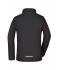 Dames Ladies' Zip-Off Softshell Jacket Zwart/rood 8405