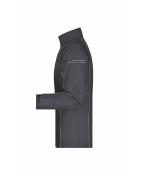Herren Men's Zip-Off Softshell Jacket Iron-grey/green 8406