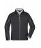 Herren Men's Zip-Off Softshell Jacket Black/silver 8406