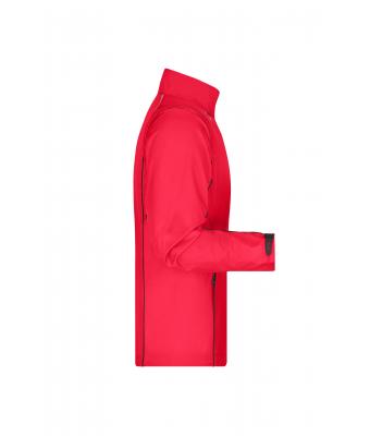 Heren Men's Zip-Off Softshell jacket Rood/zwart 8406