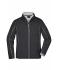 Homme Veste softshell 2 en 1 homme Noir/argent 8406