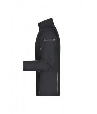 Homme Veste softshell 2 en 1 homme Noir/argent 8406