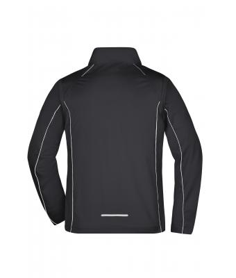 Homme Veste softshell 2 en 1 homme Noir/argent 8406