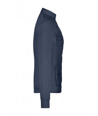 Dames Ladies' Hybrid Sweat Jacket Navy 8413