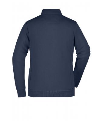 Ladies Ladies' Hybrid Sweat Jacket Navy 8413