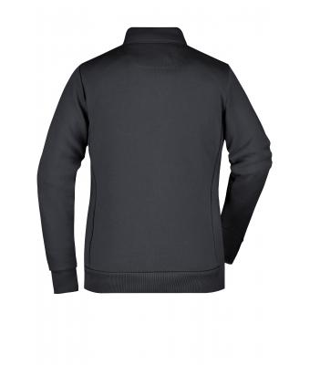 Dames Ladies' Hybrid Sweat Jacket Zwart 8413