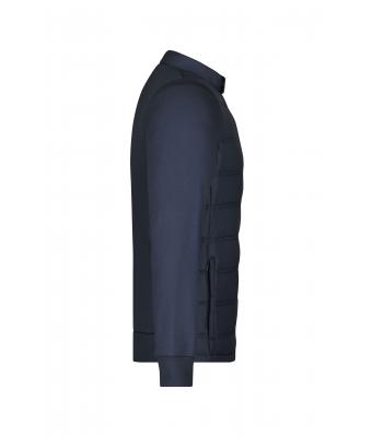 Herren Men's Hybrid Sweat Jacket Navy 8414