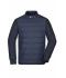 Men Men's Hybrid Sweat Jacket Navy 8414
