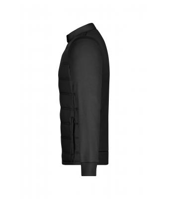 Heren Men's Hybrid Sweat jacket Zwart 8414