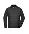 Homme Sweat-shirt zippé hybride homme Noir 8414