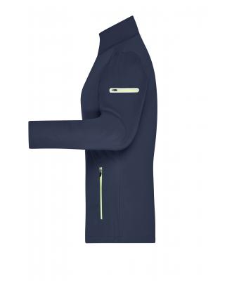 Dames Ladies' Sports Softshell Jacket Navy/felgeel 8407
