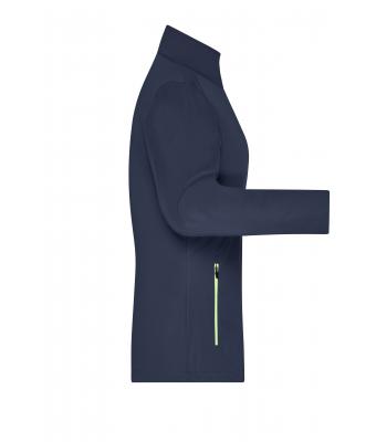 Dames Ladies' Sports Softshell Jacket Navy/felgeel 8407