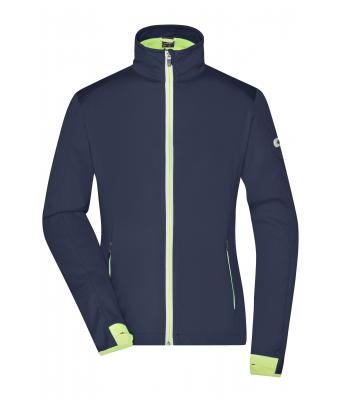 Dames Ladies' Sports Softshell Jacket Navy/felgeel 8407