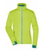 Dames Ladies' Sports Softshell Jacket Felgeel/felblauw 8407