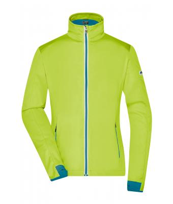 Dames Ladies' Sports Softshell Jacket Felgeel/felblauw 8407