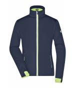 Damen Ladies' Sports Softshell Jacket Navy/bright-yellow 8407