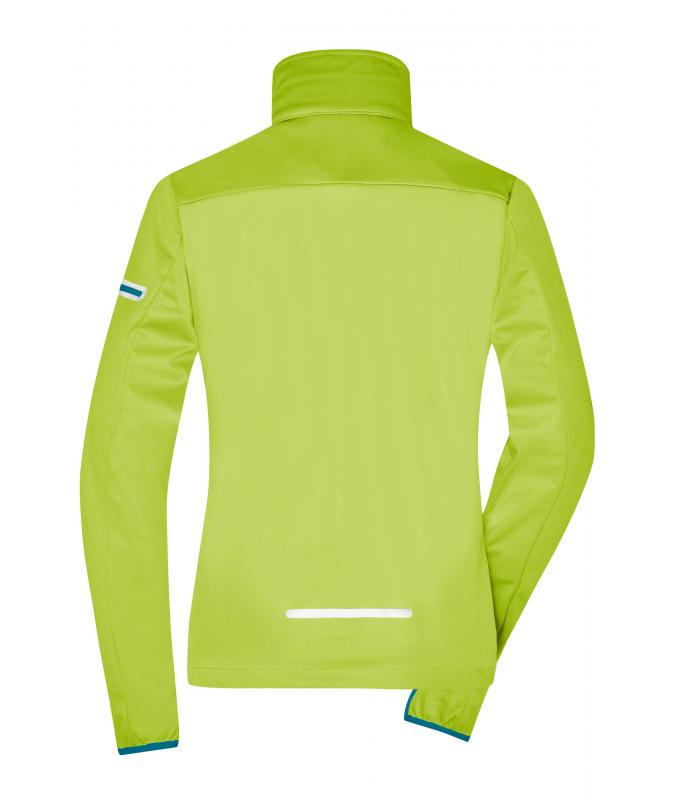 Damen Ladies' Sports Softshell Jacket Bright-yellow/bright-blue 8407