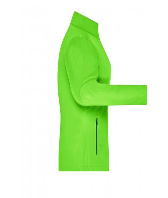 Dames Ladies' Sports Softshell Jacket Felgroen/zwart 8407