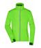 Dames Ladies' Sports Softshell Jacket Felgroen/zwart 8407