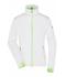 Dames Ladies' Sports Softshell Jacket Wit/felgroen 8407