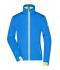 Femme Veste softshell sport femme Bleu-vif/jaune-vif 8407