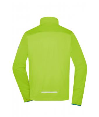 Heren Men's Sports Softshell Jacket Felgeel/felblauw 8408
