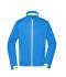 Heren Men's Sports Softshell Jacket Felblauw/felgeel 8408