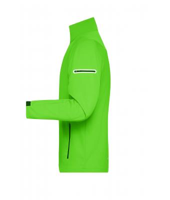 Heren Men's Sports Softshell Jacket Felgroen/zwart 8408